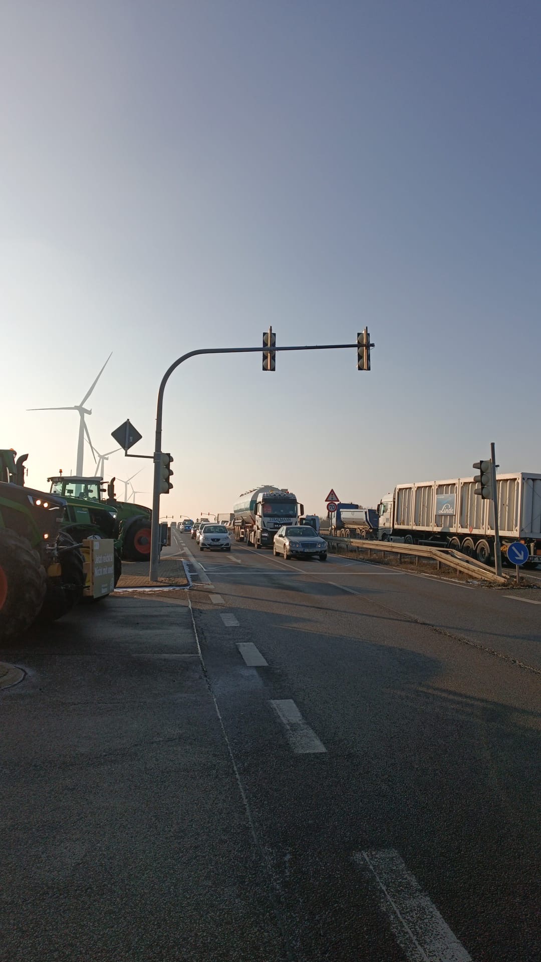 Blockade Autobahn 3